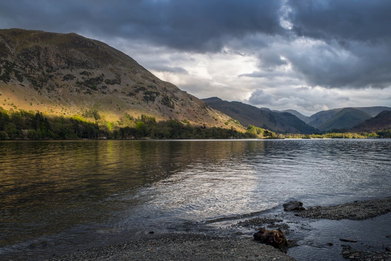 Ullswater with gathering clouds